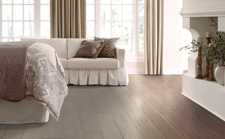 dark toned hardwood